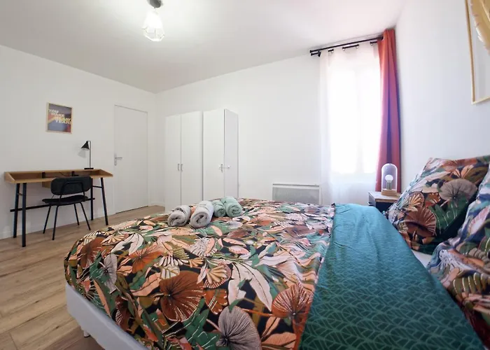 Apartament Le Soleilcasa - 3 Personnes - Bureau & Wifi