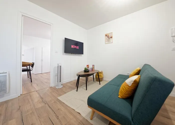 Apartament Le Soleilcasa - 3 Personnes - Bureau & Wifi